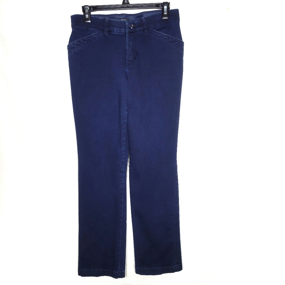 Lee denim 6 pants regular fit straight leg mid rise flex motion